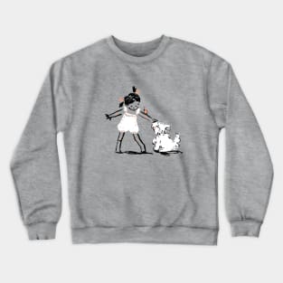 A Girl and her friends Crewneck Sweatshirt